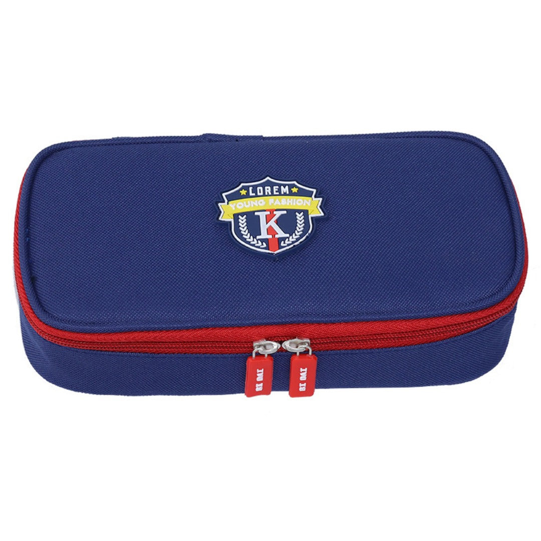 Large capacity multi-layer pencil case, primary school children's stationery box, pencil case, stationery storage bag