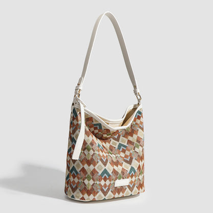 Casual large capacity hobo bag, bag female college shoulder bag, Crossbody hobo bag, bucket bag