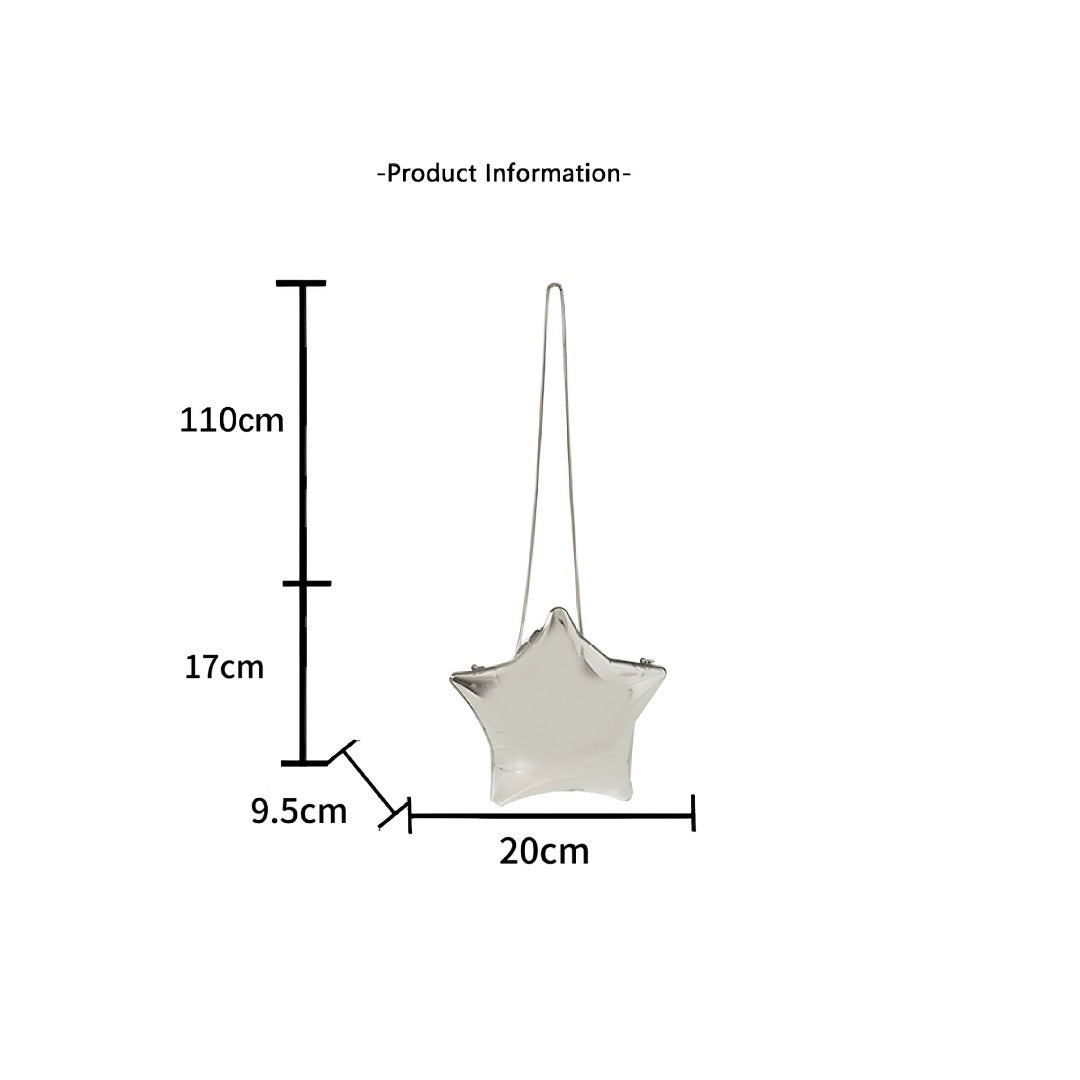 Bolso de noche con cadena de pentagrama plateado, monedero pequeño de acrílico, monedero para llaves y pintalabios, bolso bandolera para fiesta, bolso de fiesta, bolso de mano para graduación, bolso de boda 