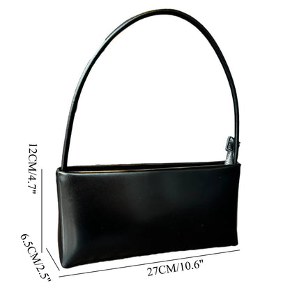 Bolso baguette de verano y otoño: bolso bandolera versátil, bolso hobo mini informal de estilo retro francés, elegante diseño cuadrado ligero