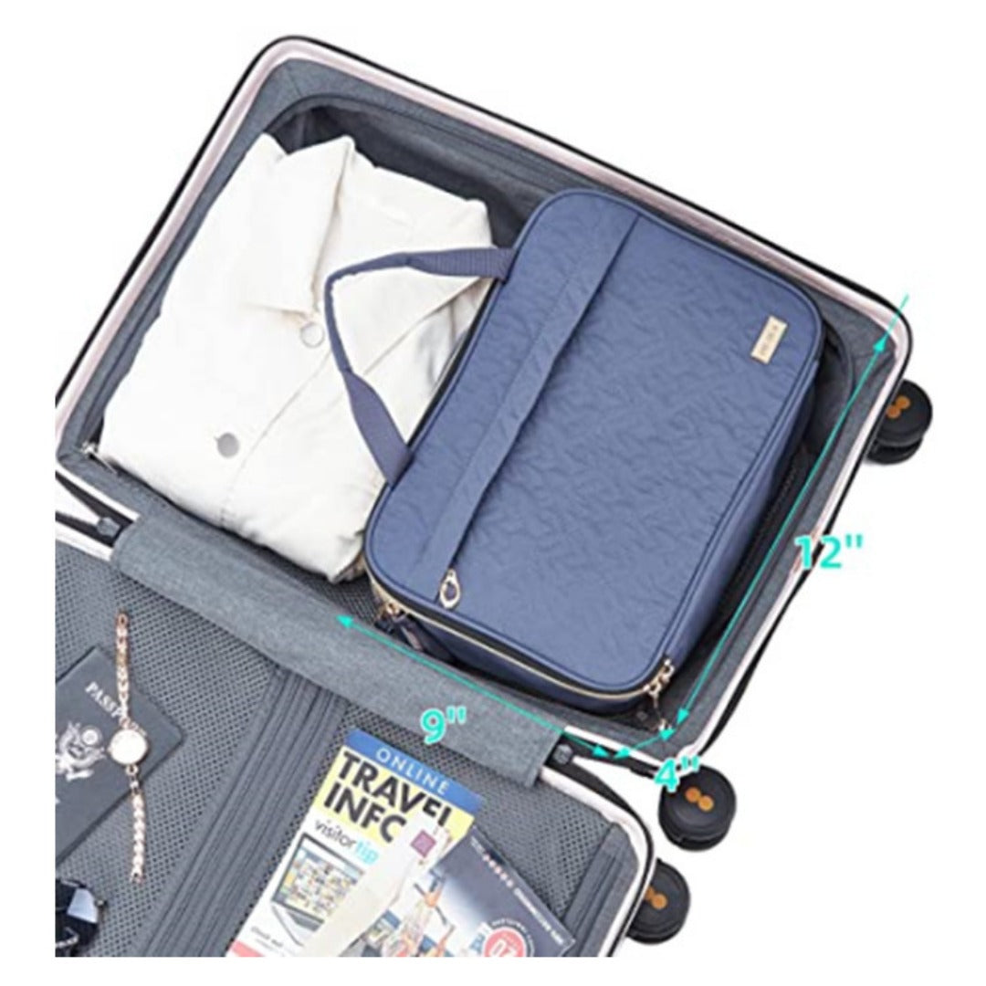 Neceser de viaje, organizadores de neceseres, bolsas de maquillaje, neceser grande de viaje, neceser de mano, bolsa de aseo, bolsa de almacenamiento, neceser de maquillaje para mujer 