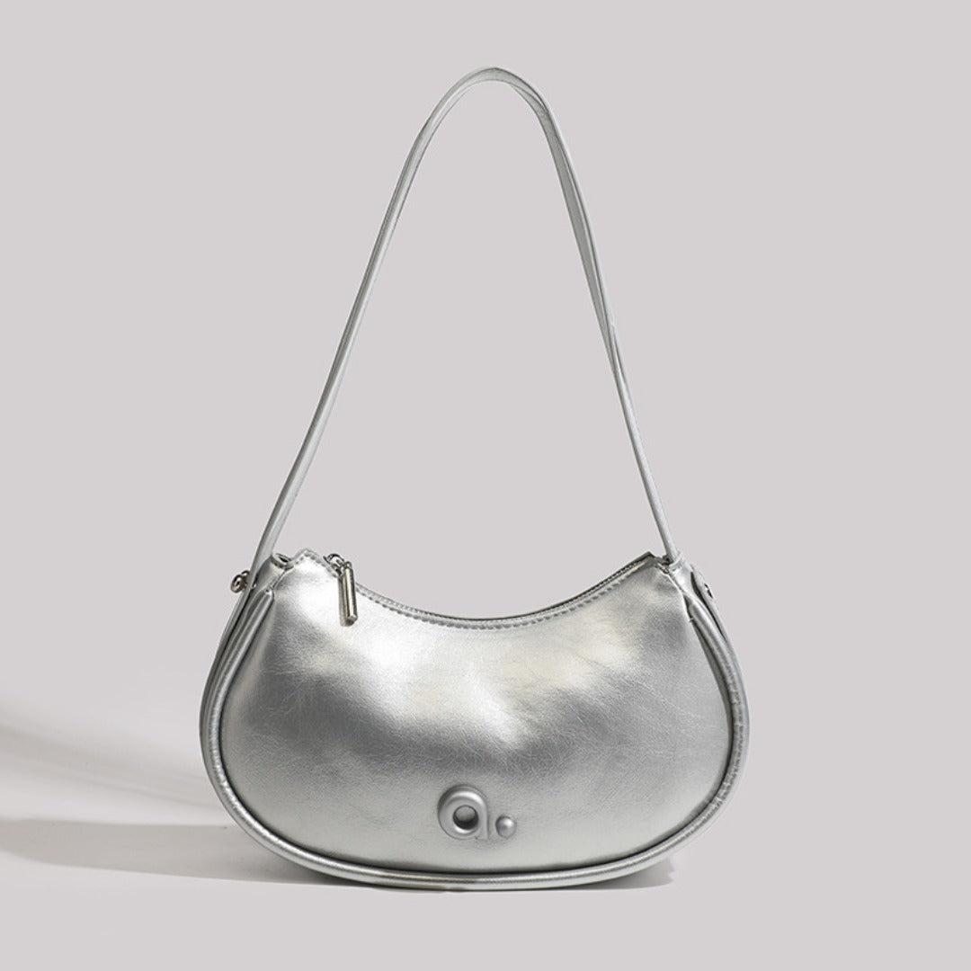 Bolso pequeño de hombro para mujer, estilo hobo elegante de estilo francés, ideal para el verano. 