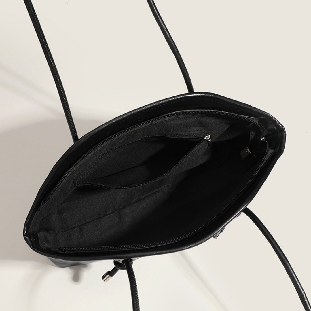 Bolso hobo para mujer, bolso de hombro negro, bolso de moda veraniego para mujer, bolso de hombro informal de diseño con textura premium para el día a día 