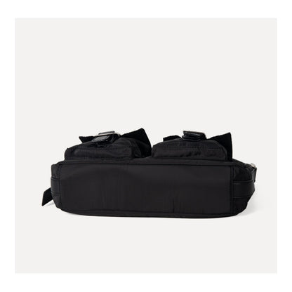 Bolso bandolera ligero de nailon con múltiples bolsillos, bolso de mano versátil para mujer, bolso hobo pequeño para mujer 