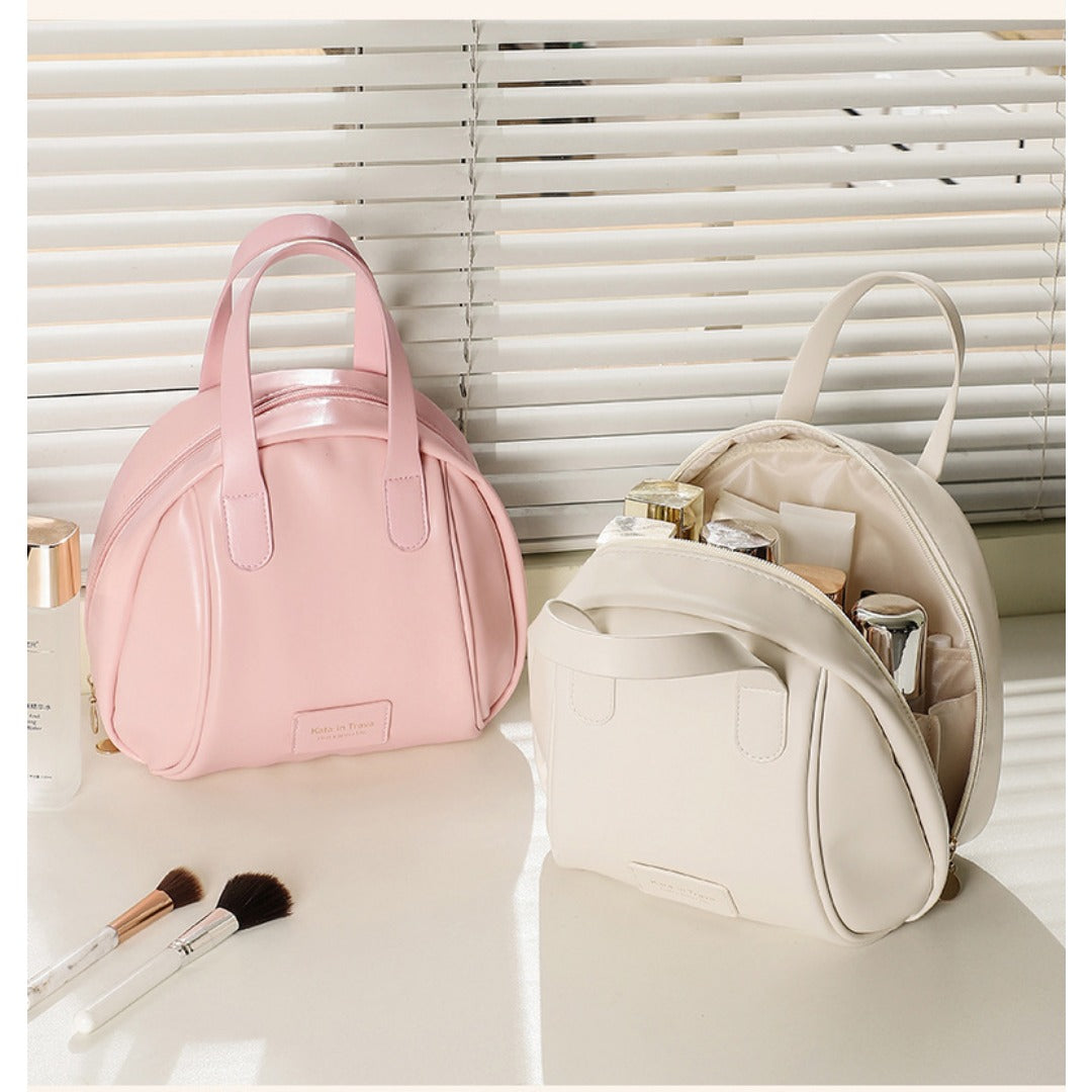 Neceser de maquillaje, bolsa de cosméticos impermeable, bolsa para guardar productos de cuidado de la piel, neceser de viaje portátil de gran capacidad, organizador de neceseres de maquillaje. 