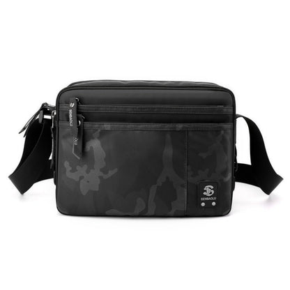 Bolso bandolera ligero para hombre, bolso pequeño de hombro para negocios, bolso de viaje sencillo e informal, bolso bandolera cuadrado pequeño para hombre 