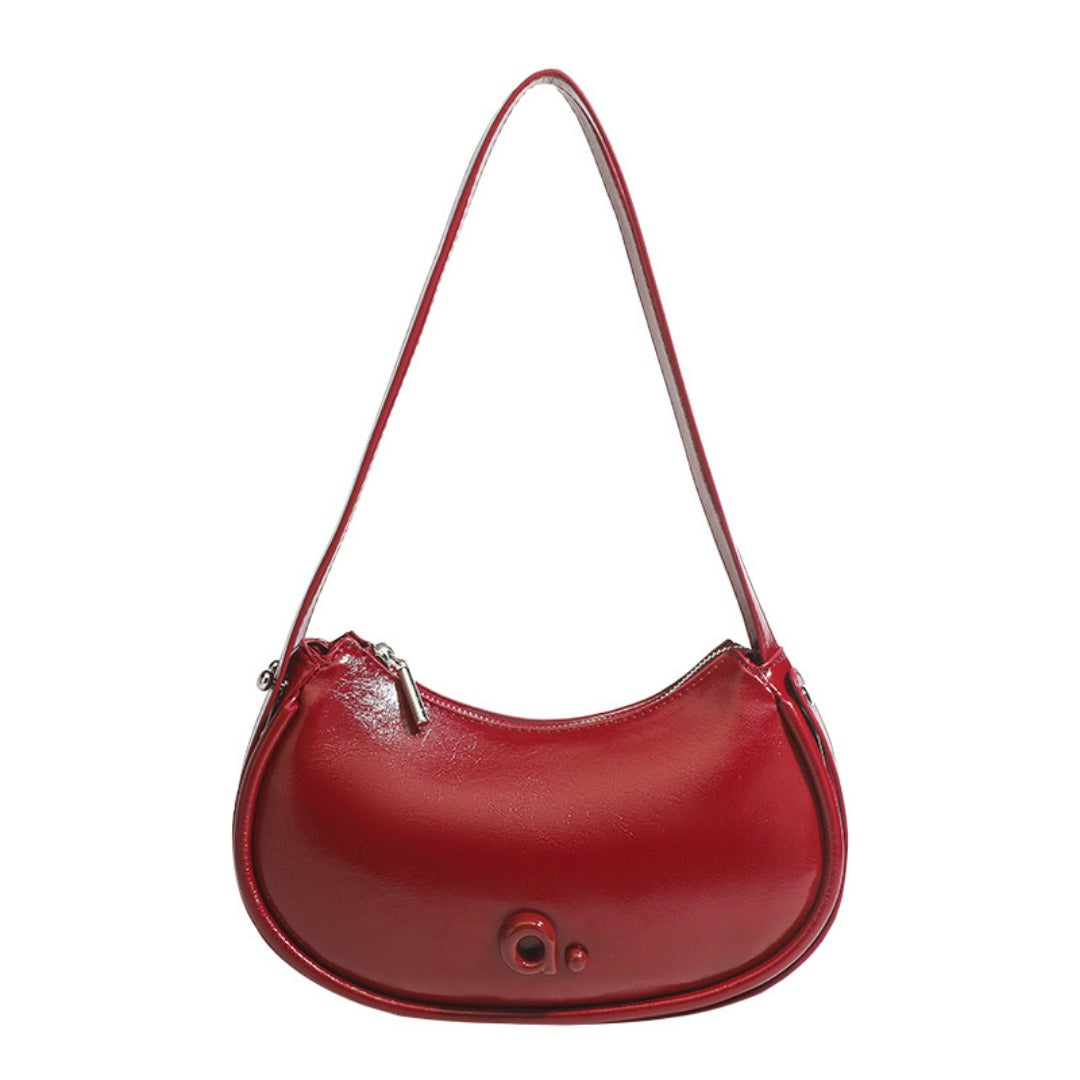 Bolso pequeño de hombro para mujer, estilo hobo elegante de estilo francés, ideal para el verano. 