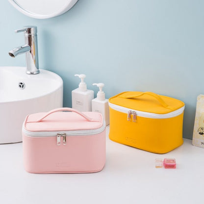 Capacity waterproof cosmetic bag, PU multi-functional cosmetic storage bag, cosmetic bag lightweight, makeup bag organizer,