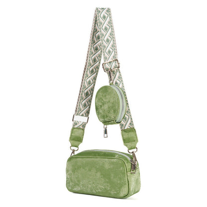 Shoulder crossbody bag, cute adjustable multifunctional small crossbody bag, wide shoulder strap crossbody bag 2 in 1