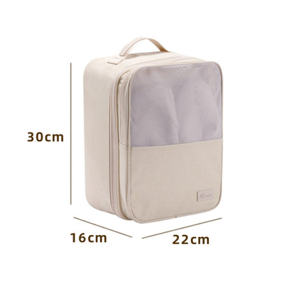 Shoe storage bag, anti-splashing thickened shoe box, travel storage shoe bag, can accommodate three pairs of shoe storage bag