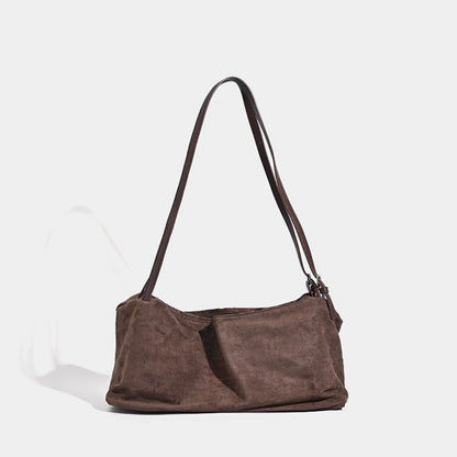 Bolso hobo vintage mate, bolso tipo almohada de gran capacidad, bolso bandolera versátil para el día a día 