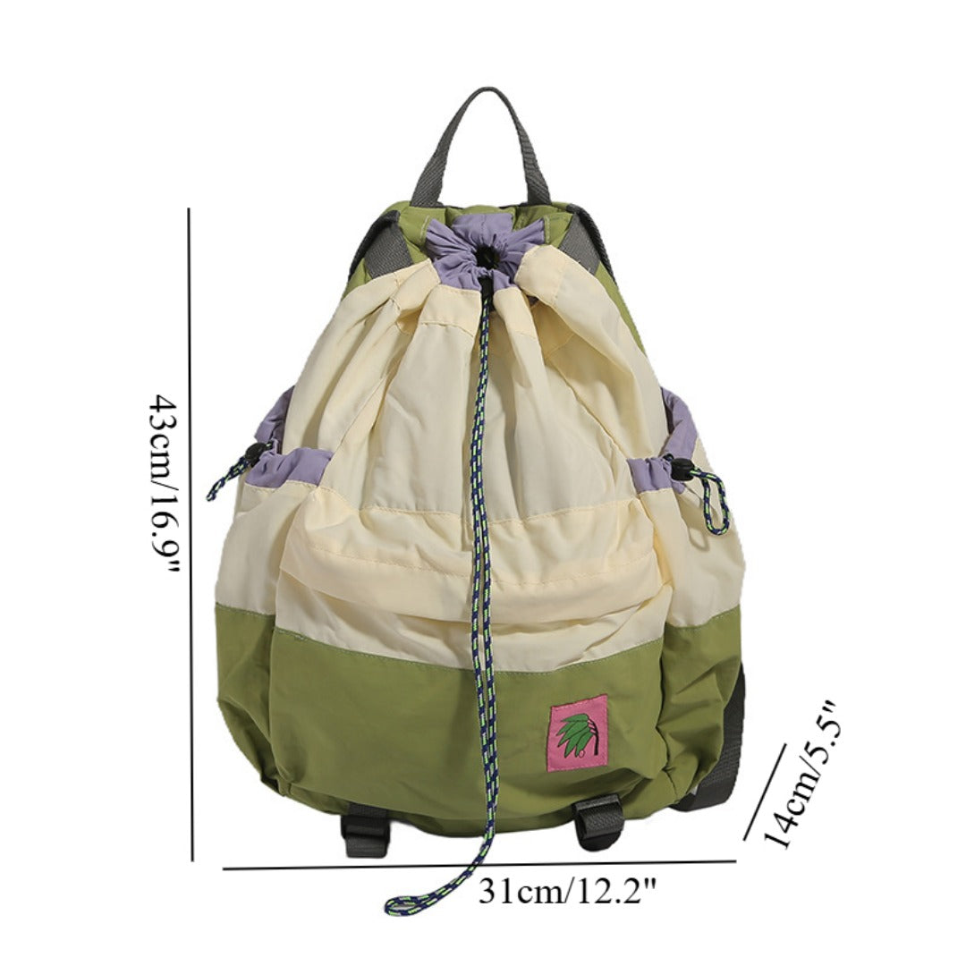 Mochila ligera para mujer, mochila escolar/para ordenador portátil de gran capacidad para viajes y actividades al aire libre, mochila deportiva de montaña con cordón ajustable para hombre 