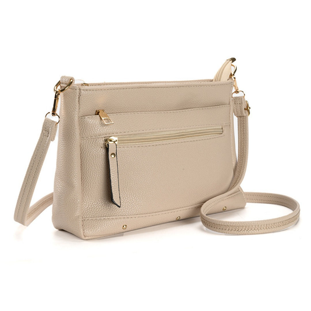 Stylish and simple shoulder Crossbody bag, women's small versatile zipper crossbody purse, stylish small square bag