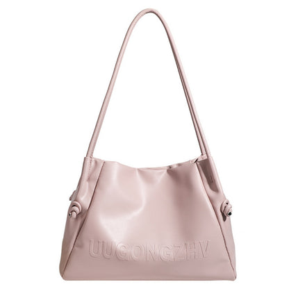 Bolso de gran capacidad, popular en otoño e invierno; bolso de hombro de moda para mujer; bolso de mano para el día a día; bolso tote hobo versátil. 