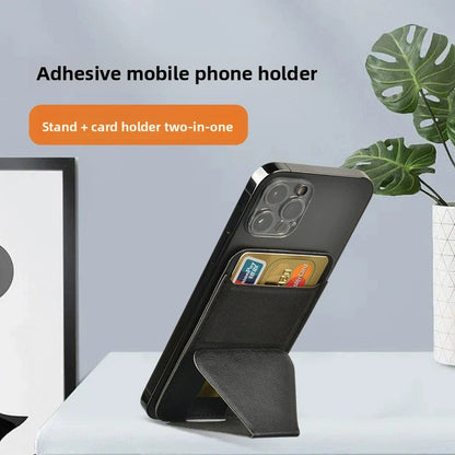 Magnetic Wallet Stand Compatible with iPhone 17/16/15/14/13/12 Series, Angle Adjustment & Magsafe Compatible  Phone Stand -dropshippingabc.com