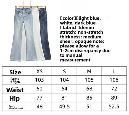Women's Light Blue High Waist Slim Fit Bootcut Jeans