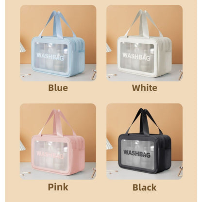 Premium Makeup Bag – Large-Capacity Cosmetic Bag for Women, Wet & Dry Separation Beach Bag, Travel-Friendly Swimsuit Wash Storage Bag