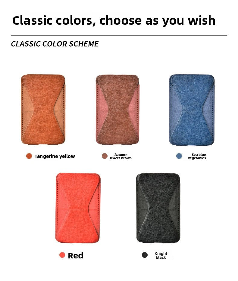 Magnetic Wallet Stand Compatible with iPhone 17/16/15/14/13/12 Series, Angle Adjustment & Magsafe Compatible  Phone Stand -dropshippingabc.com