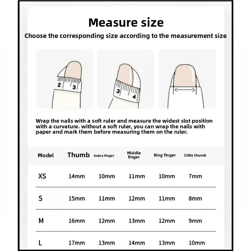 0978- Handmade press on nails fake nails removable