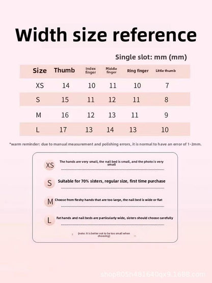 0949- Handmade press on nails fake nails removable