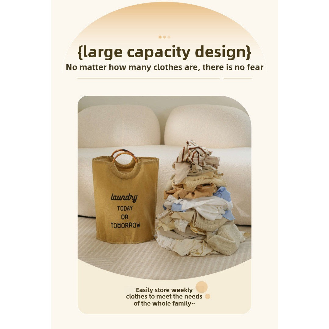 Cesto de lavandería Tote para ropa, cesta de gran capacidad para pantalones y ropa, cesta de lavandería impermeable de poliéster 