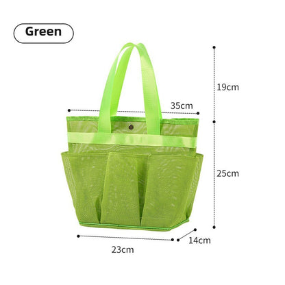 Bolsa de baño de malla, bolsa de baño con bolsillo de malla para artículos de aseo de natación, bolsa de baño para hombre, bolsa de almacenamiento grande 