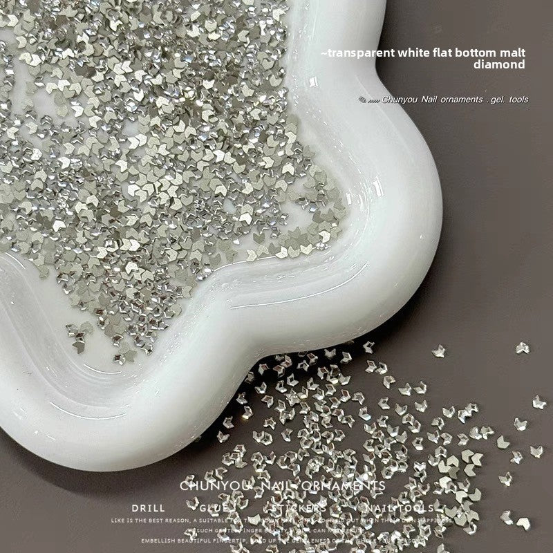 1061 Mini diamante de circonio rombo de 1,5 x 3, joyería de uñas con forma de ojo de caballo de micro circonio de base plana para uñas a presión