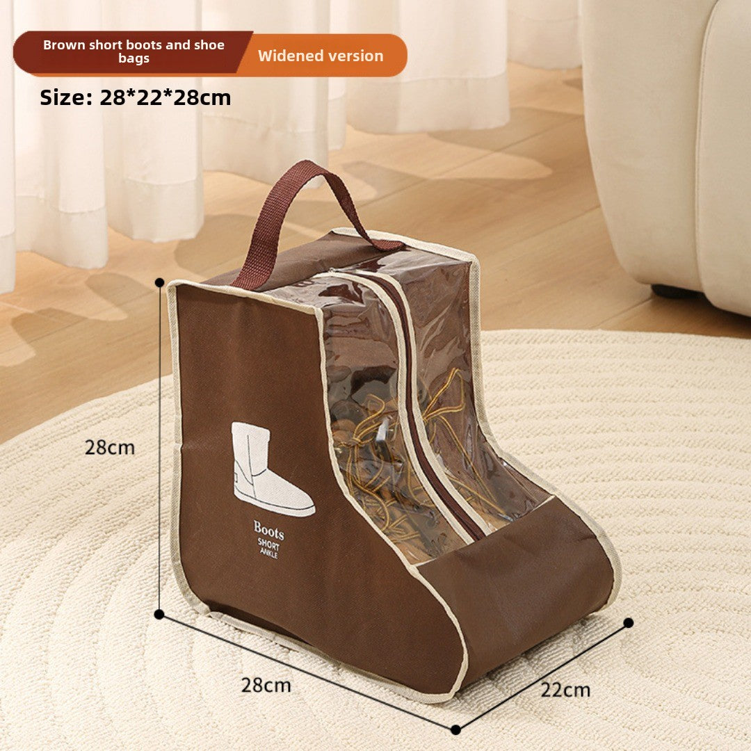 Bolsa para guardar zapatos, bolso multifuncional transparente para zapatos, bolsa para zapatos a prueba de polvo y humedad, bolsa protectora para botas altas y cortas. 