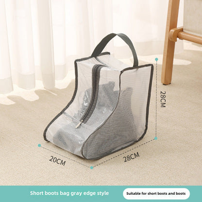 Bolsa para guardar zapatos, bolso multifuncional transparente para zapatos, bolsa para zapatos a prueba de polvo y humedad, bolsa protectora para botas altas y cortas. 