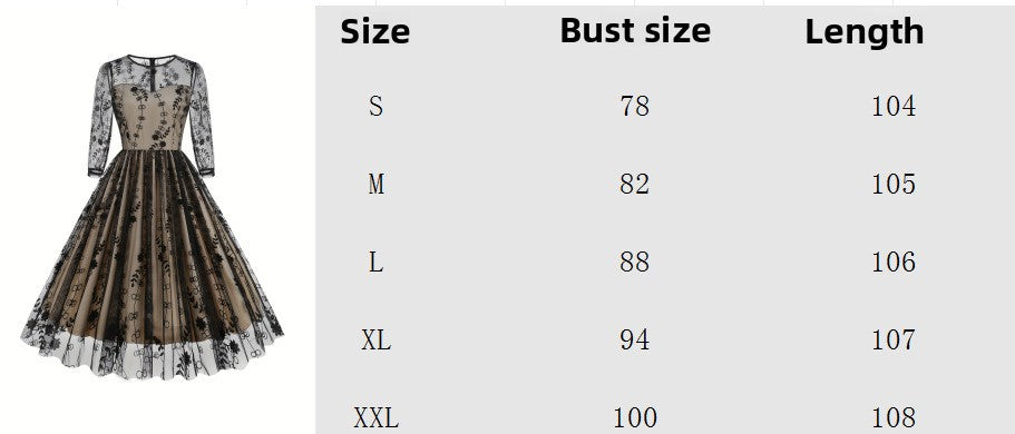 Vestido midi ajustado con panel de malla