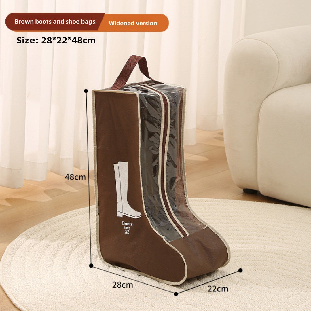 Bolsa para guardar zapatos, bolso multifuncional transparente para zapatos, bolsa para zapatos a prueba de polvo y humedad, bolsa protectora para botas altas y cortas. 
