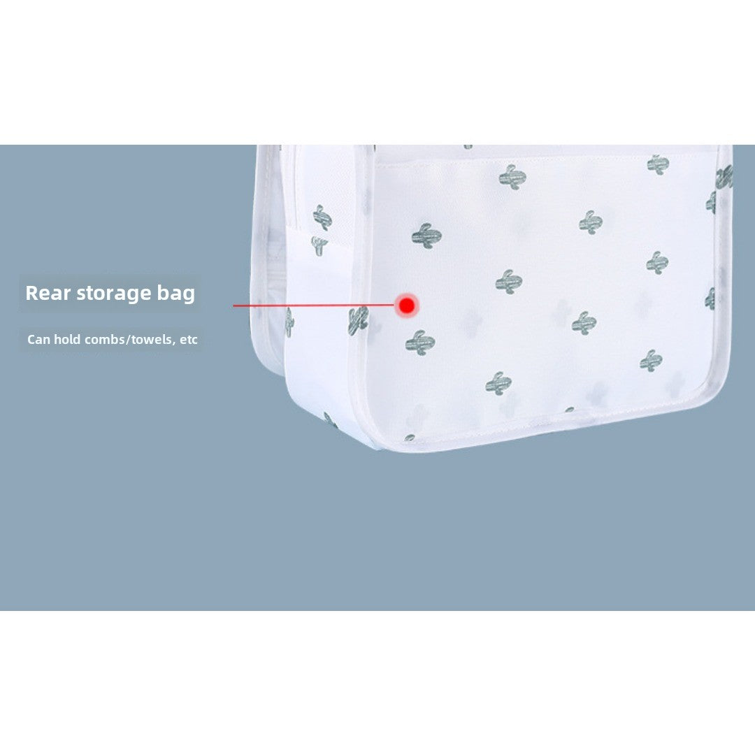 Neceser con compartimentos para artículos húmedos y secos, bolsa de viaje unisex, neceser de gran capacidad con cierre de gancho, impermeable. 