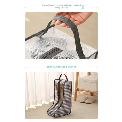 Bolsa para guardar zapatos, bolso multifuncional transparente para zapatos, bolsa para zapatos a prueba de polvo y humedad, bolsa protectora para botas altas y cortas. 