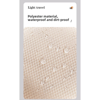 Thickened polyester cloth travel clothes storage bag, travel goods set bundle shoe cover finishing six-piece storage bag