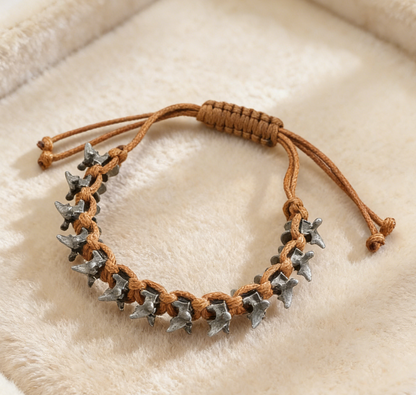 Minimalist Punk Dark Keel Braided Bracelet for Men