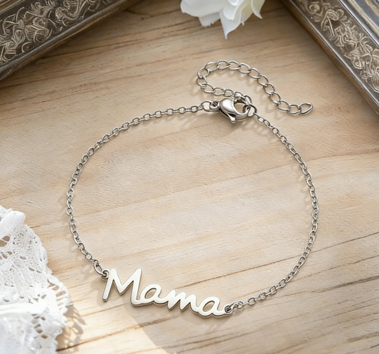 Mama Letter Stainless Steel Necklace