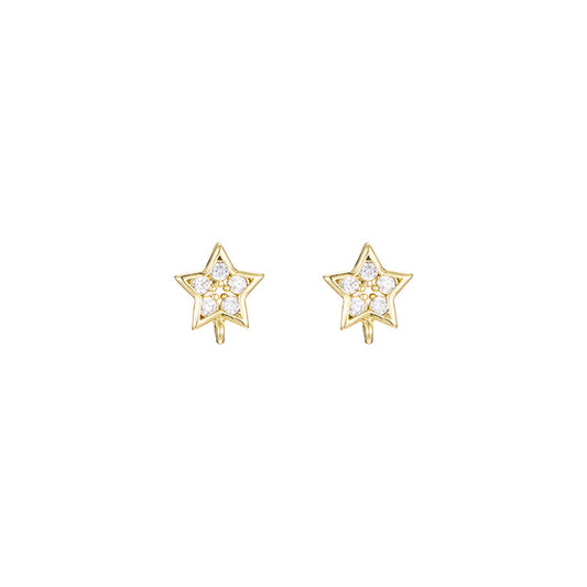 Gold Star Hoop Earrings for Women earringEarrings for WomenGold Star EarringsGold Star Earrings for WomenStar Earrings for Women