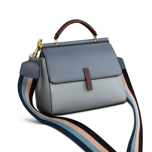 Bolso de mano de piel de vacuno, bandolera de piel 8853