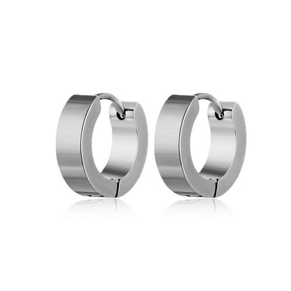 Women's Classics Silvertone Large Hoop Earrings Sports Team Faux Leather Earrings  earingearringearringsHoop EarringsSilvertone Large Hoop EarringsWomen wardrobeWomen's Classics earrings