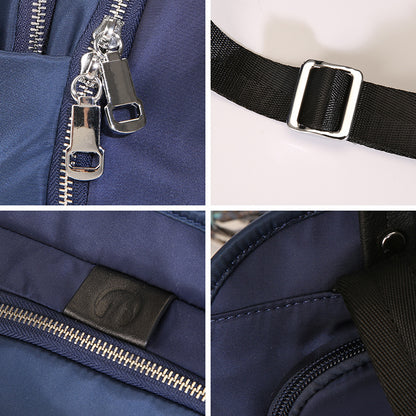 Mochila de viaje unisex para exteriores, de nailon impermeable, tamaño mediano, antirrobo