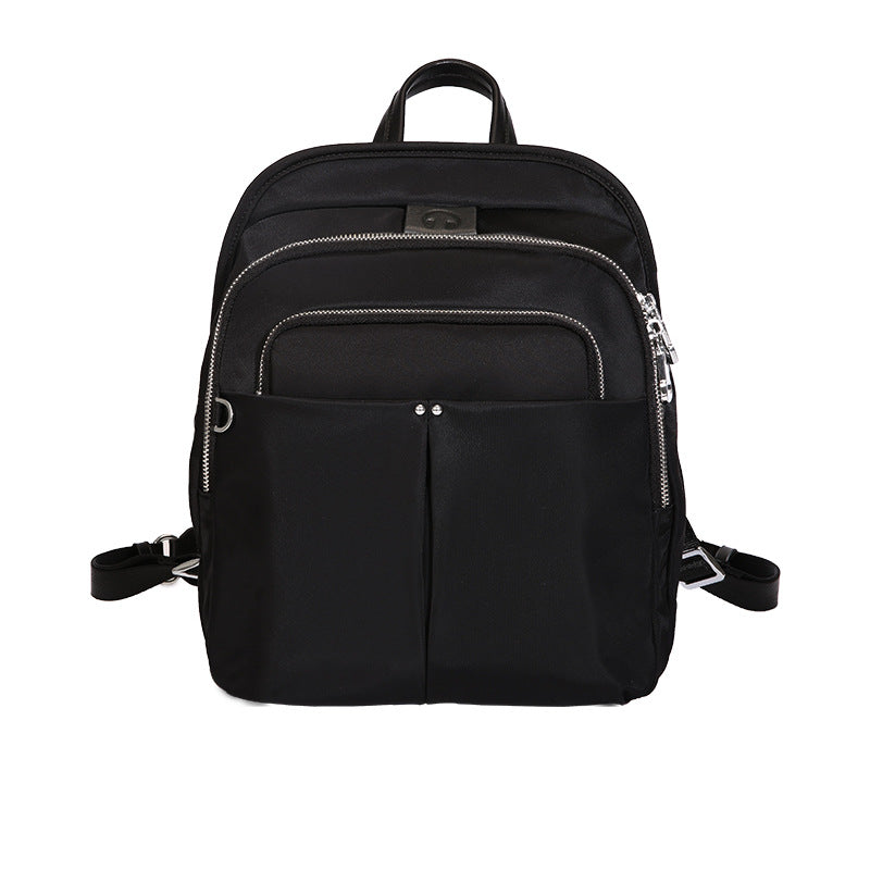 Mochila de viaje unisex para exteriores, de nailon impermeable, tamaño mediano, antirrobo