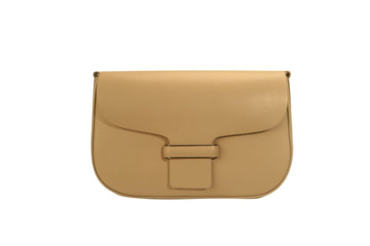 Genuine leather small shoulder bag for women trendy classic style hobo