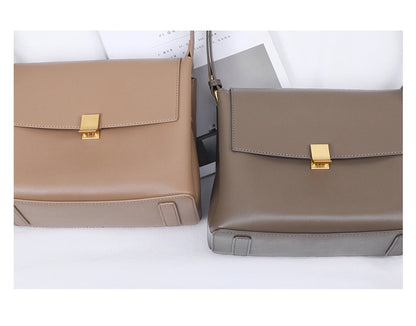 Genuine leather hobo messenger bag new trendy high-end shoulder bag 5155