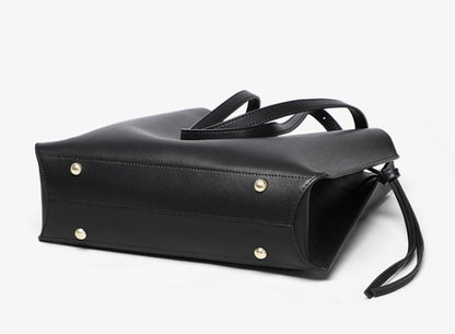 Genuine leather large hobo bag for women commuter bucket bag 5558