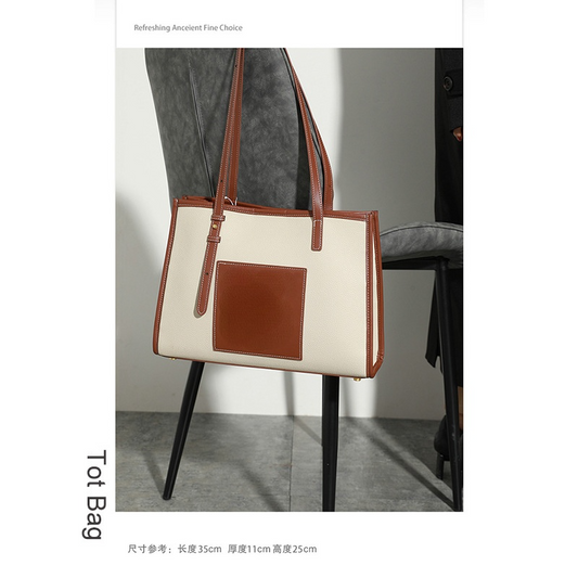 Bolso tote para mujer, moderno, sencillo, de gran capacidad, bolso de hombro para mujer 8001