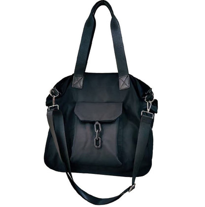 Bolso bandolera grande, sencillo e informal, de tela Oxford.