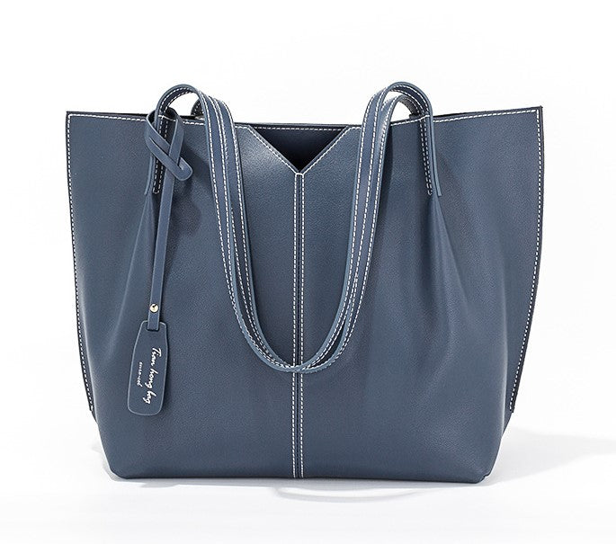 Bolso tote hobo grande con asa superior para mujer, de piel auténtica, ideal para desplazamientos diarios. Gran capacidad H071804