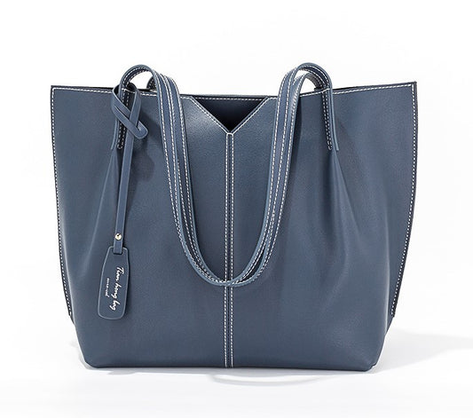 Bolso tote hobo grande con asa superior para mujer, de piel auténtica, ideal para desplazamientos diarios. Gran capacidad H071804