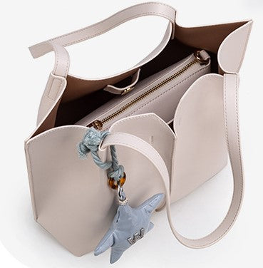 Bolso Hobo Sólido, Bolso de Hombro, Bolso Tote Sencillo y Elegante para Mujer, Gran Capacidad