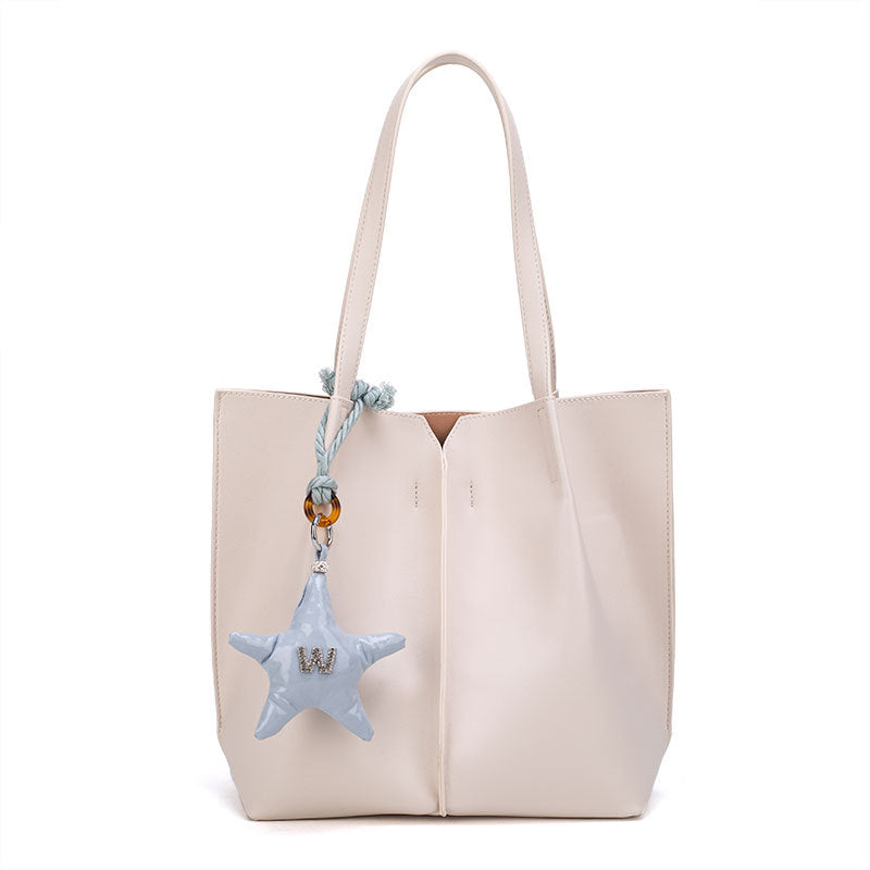 Bolso Hobo Sólido, Bolso de Hombro, Bolso Tote Sencillo y Elegante para Mujer, Gran Capacidad